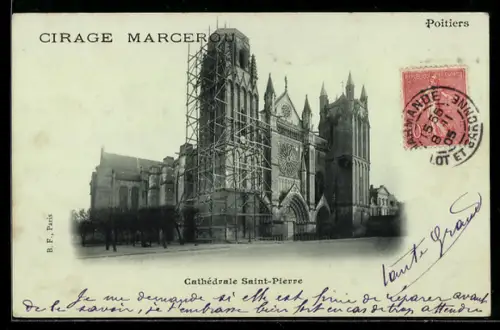AK Poitiers, Cathédrale Saint-Pierre
