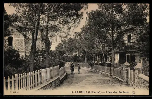 AK La Baule /Loire-Inf., Allée des Bouleaux