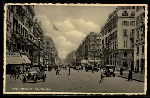 AK Marseille, La Canebière