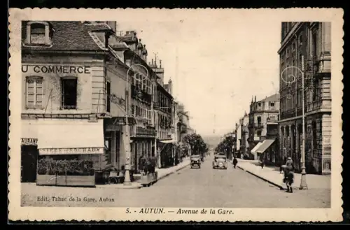 AK Autun, Avenue de la Gare