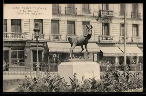 AK Saint-Etienne, La Biche, Place Fourneyron