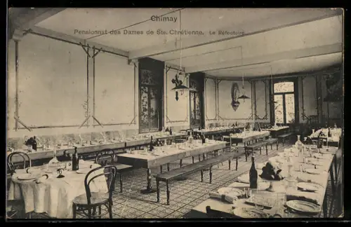 AK Chimay, Pensionnat des Dames de Ste. Chrétienne, Le Réfectoire