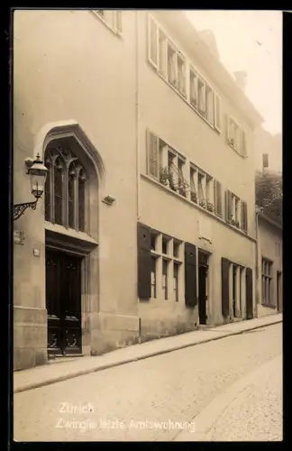 AK Zürich, Zwinglis letzte Amtswohnung