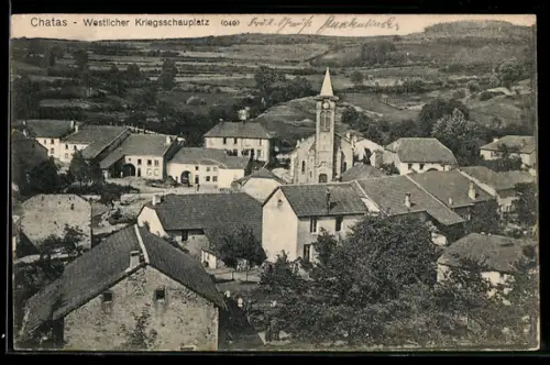 AK Chatas, Ortsansicht aus der Vogelschau