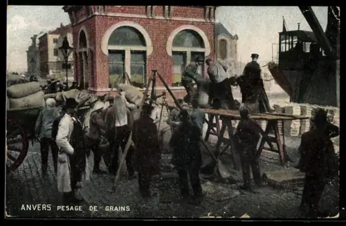 AK Anvers, Pesage de grains