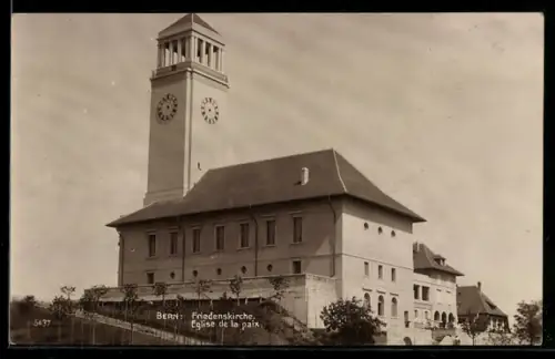 AK Bern, Blick zur Friedenskirche