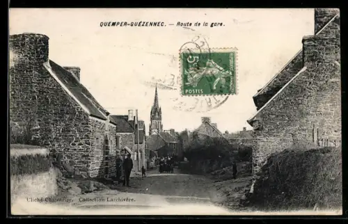 AK Quemper-Guézennec, Route de la gare