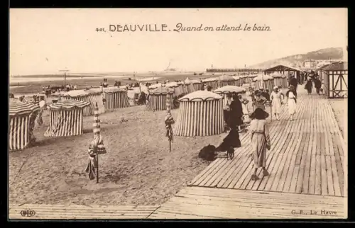 AK Deauville, Quand on attend le bain