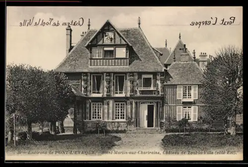 AK Saint-Martin-aux-Chartrains, Château de Tout-la-Ville