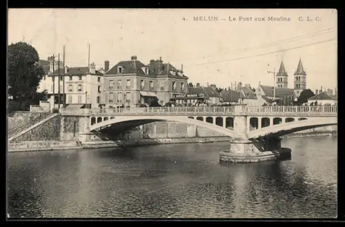 AK Melun, Le Pont aux Moulins