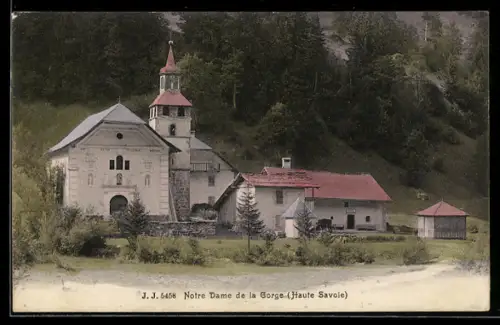 AK Les Contamines /Haute Savoie, Notre Dame de la Gorge