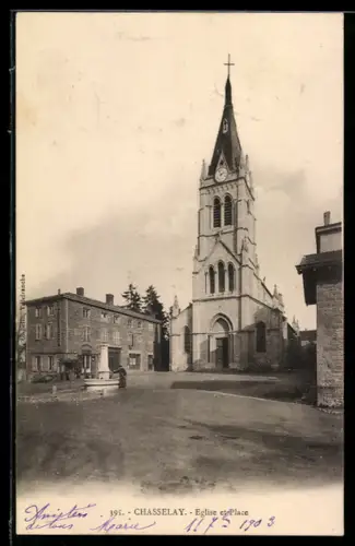 AK Chasselay, Eglise et Place