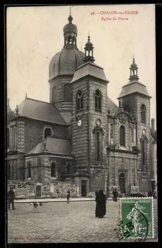 AK Chalon-sur-Saone, Eglise St. Pierre