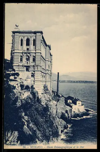 AK Monaco, Musée Océanographique et la Mer