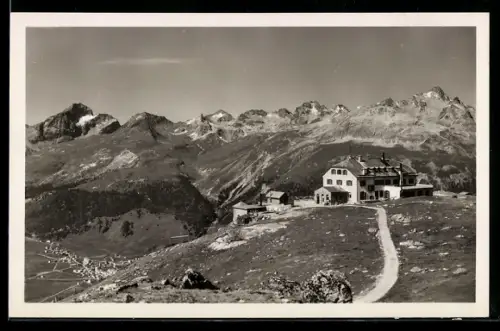 AK Muottas Kulm, Hotel Muottas Kulm mit der Julier Gruppe