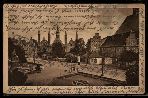 AK Lübeck, Heiligengeist-Hospital mit Geibelpfalz