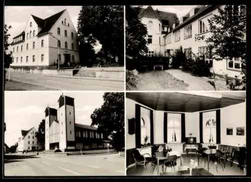 AK Brakel-Bökendorf, Altenheim St. Josef, Aussen- und Innenansicht