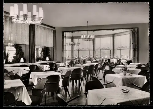 AK Bielefeld, Cafe und Restaurant Zur schönen Aussicht, Innenansicht