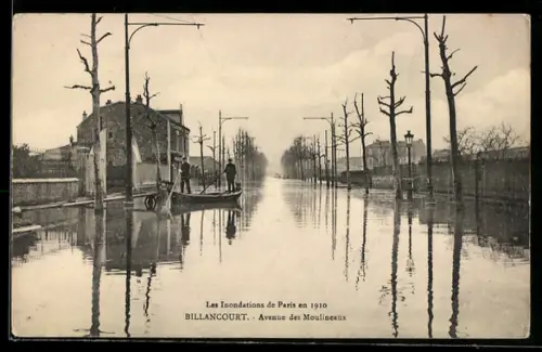 AK Billancourt, Avenue des Moulineaux