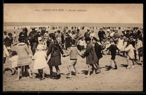 AK Heyst-sur-Mer, Ronde enfantine