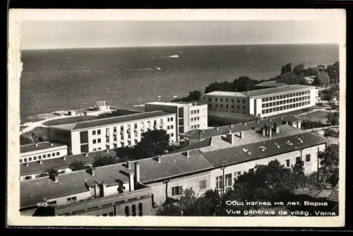 AK Varna, Vue generale de villeg, Blick aufs Meer