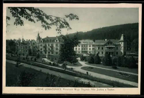 AK Lazne Luhacovice, Pensionat Wajs a Dagmar, Vila Justina a Tauber
