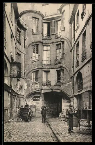 AK Paris VI, Cour du Dragon, Rue de Rennes