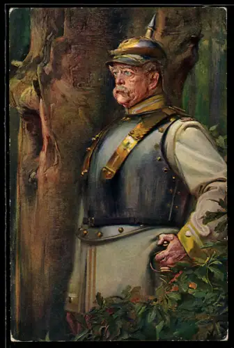 Künstler-AK Er lebt noch, Bismarck