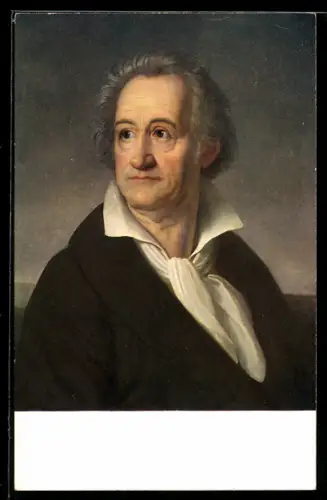 AK Portrait des Dichters Goethe im hohen Alter