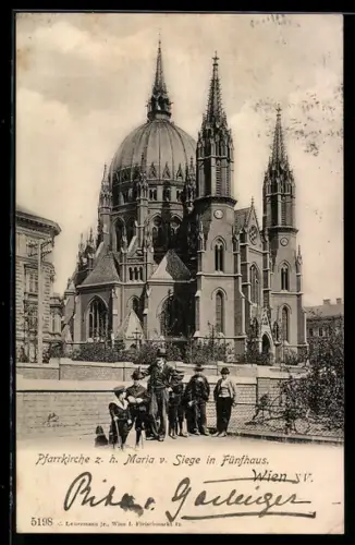 AK Wien-Fünfhaus, Pfarrkirche zur heiligen Maria von Siege