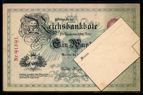 AK Reichsbanknote Einhundert Mark