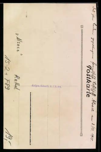 Foto-AK Rethel, Zeppelin Alsace