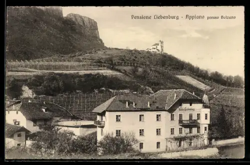 AK Appiano /Bolzano, Pensione Villa Liebenburg