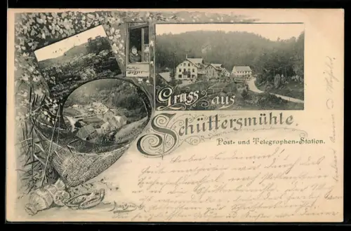 AK Schüttersmühle, Gasthof zu Schüttersmühle, Pottenstein