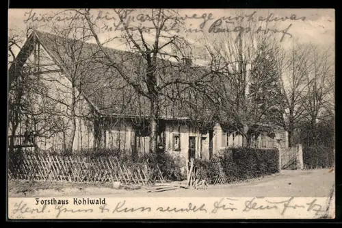 AK Neunkirchen /Saar, Gasthof Forsthaus Kohlwald