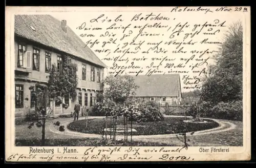 AK Rotenburg i. Hann., Ober Försterei