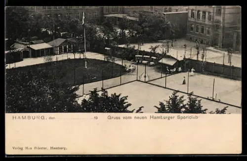 AK Hamburg-St. Pauli, Tennisplatz des Hamburger Sportclubs