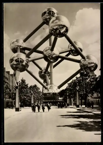 AK Brüssel, Ausstellung Télexpo, Atomium
