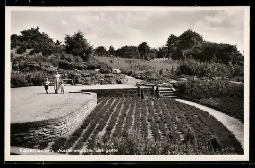 AK Kaiserslautern, Ausstellungspark, Steingarten