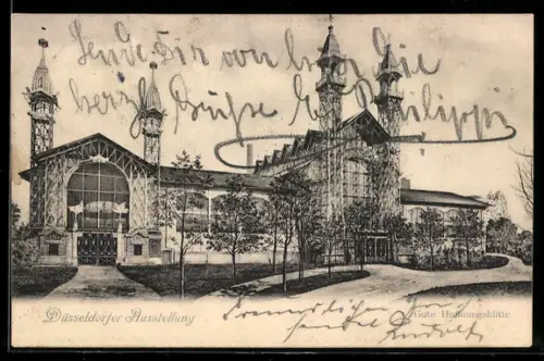 AK Düsseldorf, Düsseldorfer Ausstellung 1902, gute Hoffnungshütte