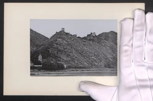 Fotografie unbekannter Fotograf, Ansicht Sternenberg, Ruinen Sternenberg und Liebenstein, Grossformat 16 x 25cm
