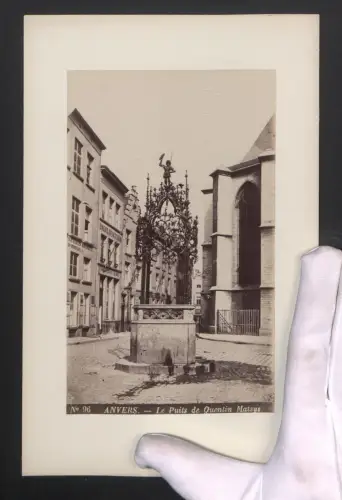 Fotografie unbekannter Fotograf, Ansicht Anvers, Le Puits de Quentin Matsus, Grossformat 25 x 17cm