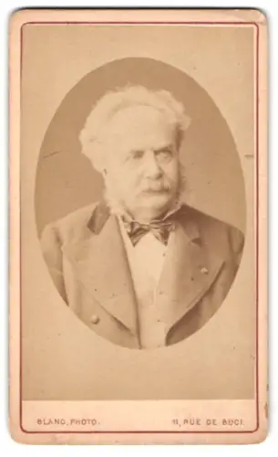 Fotografie Blanc, Paris, Rue de Buci 11, Porträt eines älteren Herrn