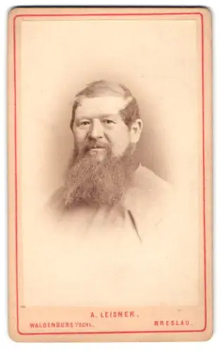 Fotografie A. Leisner, Breslau, alte Taschenstr. 20, Porträt des Herrn Adolf Marasky