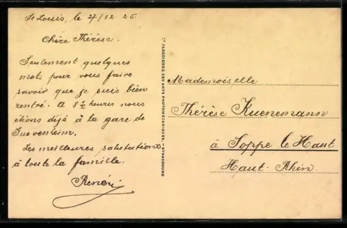 AK St louis, Rue Huningue