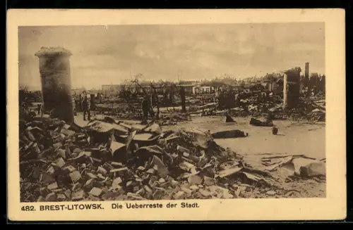AK Brest-Litowsk, Die Überreste der Stadt