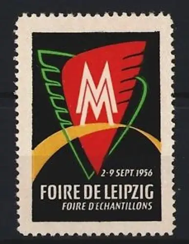 Reklamemarke Leipzig, Foire de Leipzig 1956, Leipziger Messe 1956