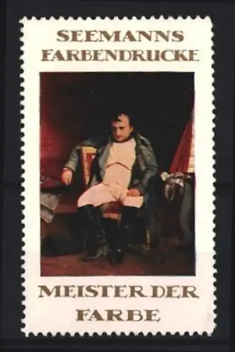 Reklamemarke Seemanns Farbendrucke, Napoleon-Szene