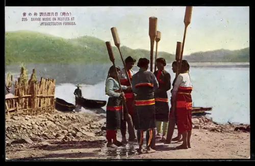 AK Jitsugetsutan, Savage music on pestles