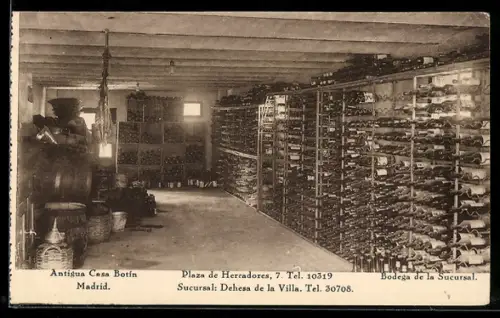 AK Madrid, Antigua Casa Botin, Plaza de Herradores 7